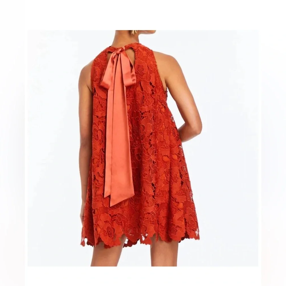 MESTIZA NEW YORK Luli Guipure Lace Tent Dress - Picture 5 of 8